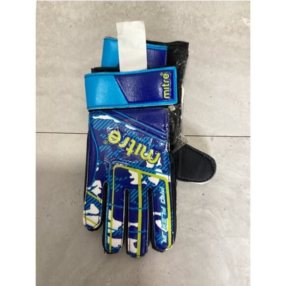 Oos 90s Elenagilbert grunge brother rugged Mitre Goalie Glove Junior Blue Size 5